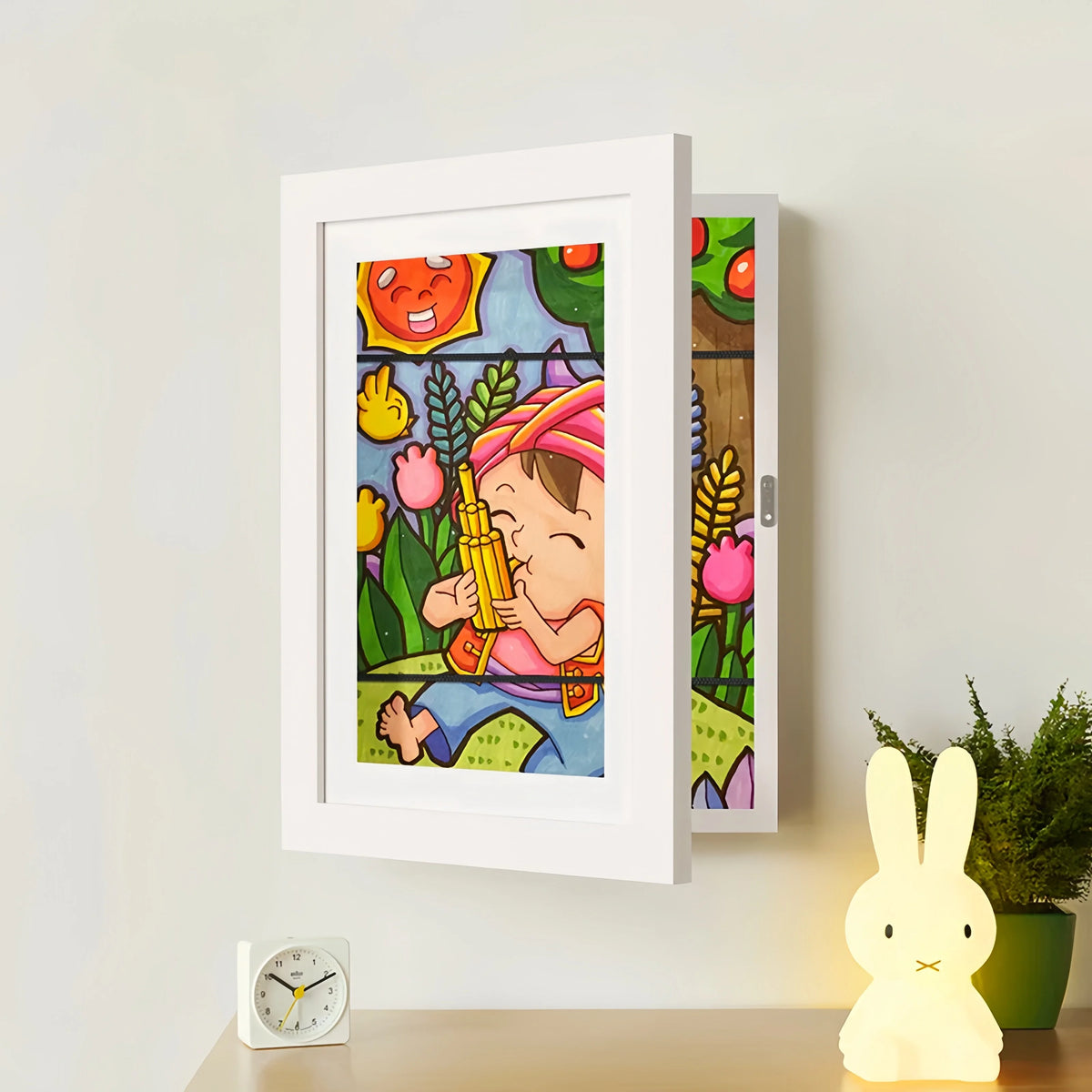 Memory Frame - Frame for Children's Drawings — White, photo 9
