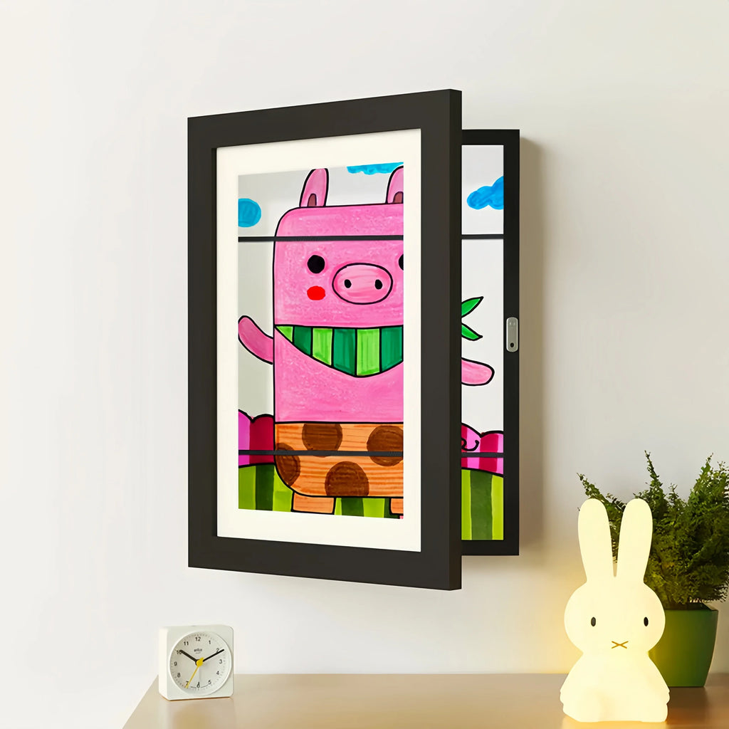 Memory Frame - Frame for Children's Drawings — Black, photo 10