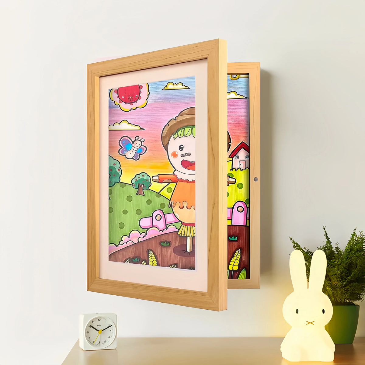 Memory Frame - Frame for Children's Drawings — Wood, photo 11