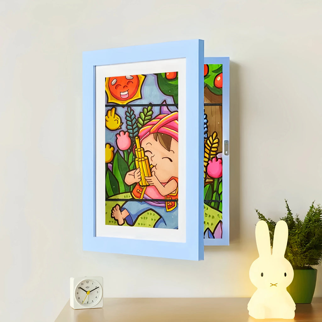 Memory Frame - Frame for Children's Drawings — Blue, photo 13