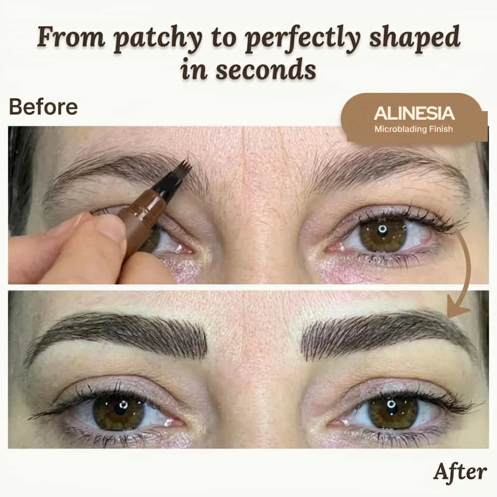Voděodolná Tužka na Obočí Microblading - Přirozené Odstíny — fotografie 8