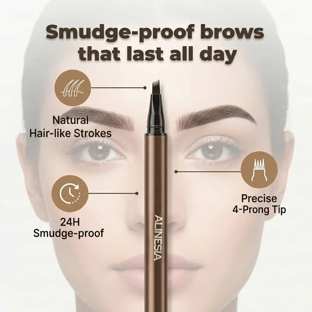 Voděodolná Tužka na Obočí Microblading - Přirozené Odstíny — fotografie 9